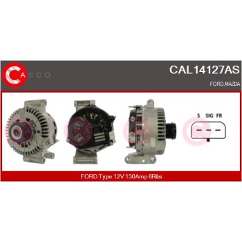 Alternador - CASCO CAL14127AS