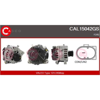 Alternador - CASCO CAL15042GS