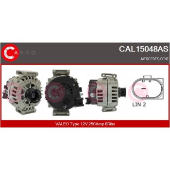 Alternador - CASCO CAL15048AS