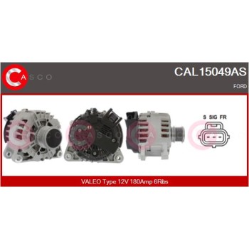 Alternador - CASCO CAL15049AS