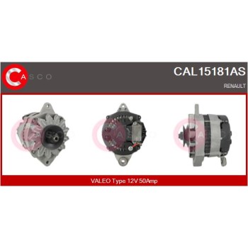 Alternador - CASCO CAL15181AS