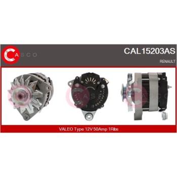 Alternador - CASCO CAL15203AS