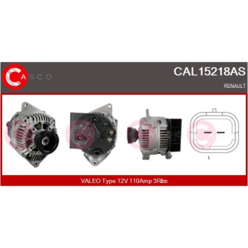 Alternador - CASCO CAL15218AS