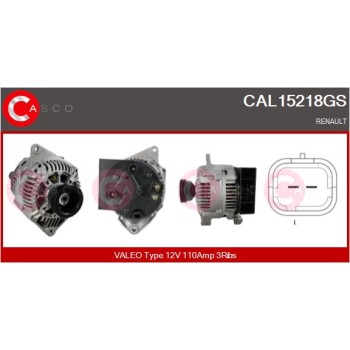 Alternador - CASCO CAL15218GS