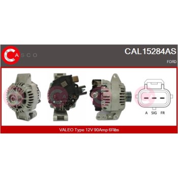 Alternador - CASCO CAL15284AS