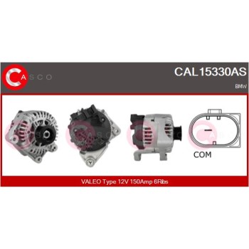 Alternador - CASCO CAL15330AS