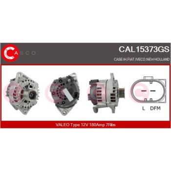 Alternador - CASCO CAL15373GS