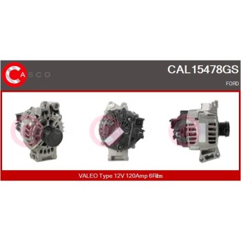 Alternador - CASCO CAL15478GS