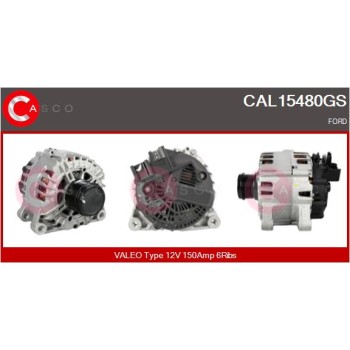 Alternador - CASCO CAL15480GS