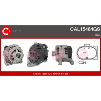 Alternador - CASCO CAL15484GS