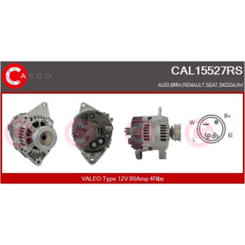 Alternador - CASCO CAL15527RS