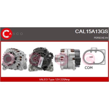 Alternador - CASCO CAL15A13GS