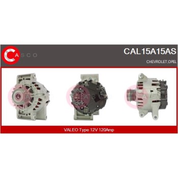 Alternador - CASCO CAL15A15AS