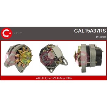 Alternador - CASCO CAL15A37RS