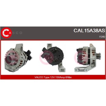 Alternador - CASCO CAL15A38AS