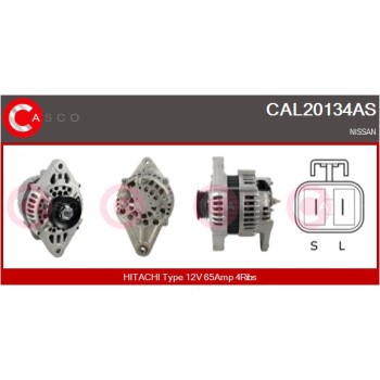 Alternador - CASCO CAL20134AS