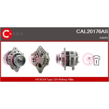 Alternador - CASCO CAL20176AS