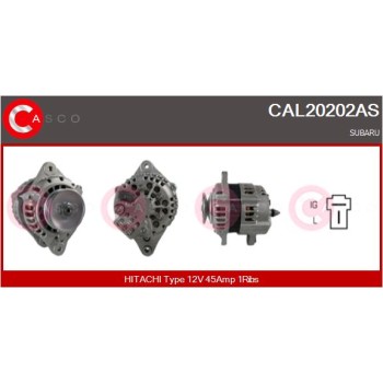 Alternador - CASCO CAL20202AS