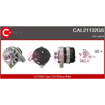 Alternador - CASCO CAL21132GS
