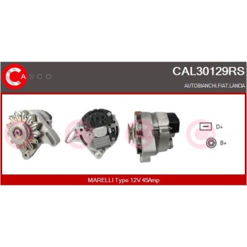 Alternador - CASCO CAL30129RS