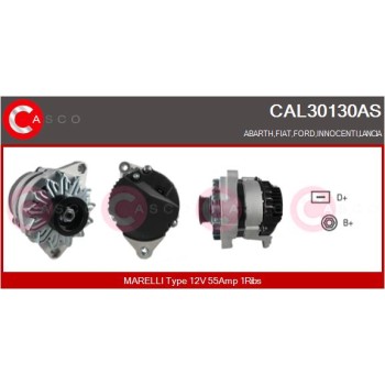 Alternador - CASCO CAL30130AS