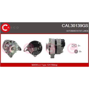 Alternador - CASCO CAL30139GS