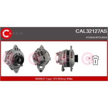 Alternador - CASCO CAL32127AS