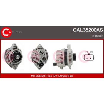 Alternador - CASCO CAL35200AS