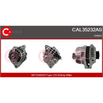 Alternador - CASCO CAL35232AS