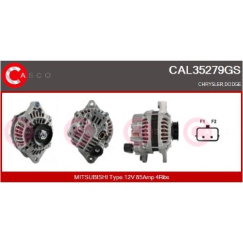 Alternador - CASCO CAL35279GS