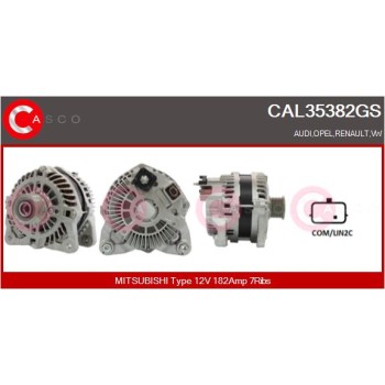 Alternador - CASCO CAL35382GS