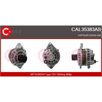 Alternador - CASCO CAL35383AS