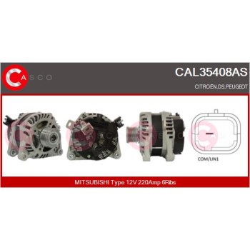 Alternador - CASCO CAL35408AS