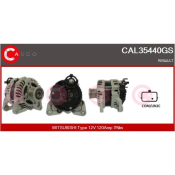 Alternador - CASCO CAL35440GS
