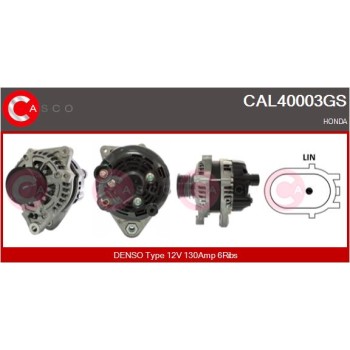 Alternador - CASCO CAL40003GS