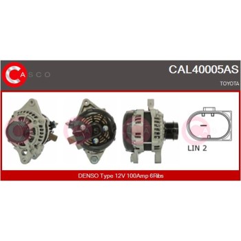 Alternador - CASCO CAL40005AS