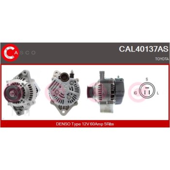 Alternador - CASCO CAL40137AS