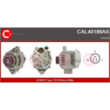 Alternador - CASCO CAL40186AS