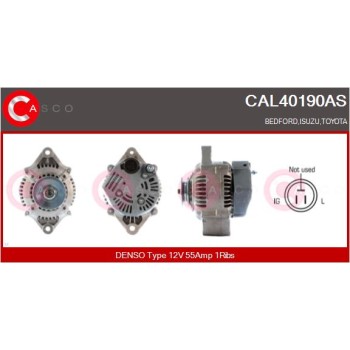 Alternador - CASCO CAL40190AS