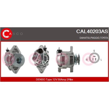 Alternador - CASCO CAL40203AS