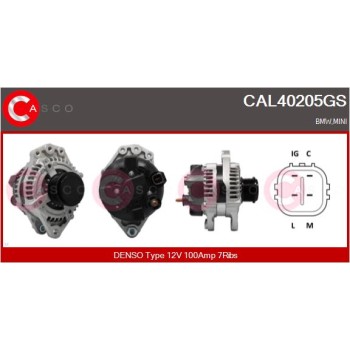 Alternador - CASCO CAL40205GS