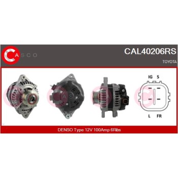 Alternador - CASCO CAL40206RS