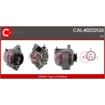 Alternador - CASCO CAL40222GS