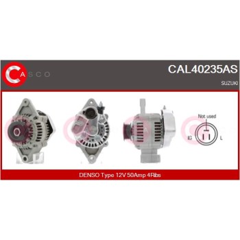 Alternador - CASCO CAL40235AS