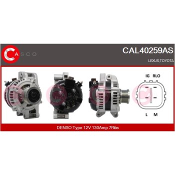 Alternador - CASCO CAL40259AS