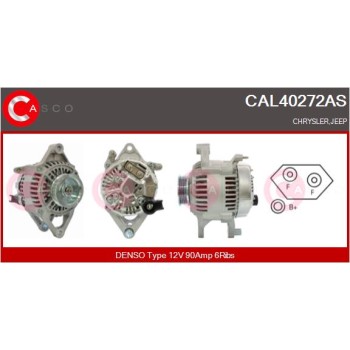 Alternador - CASCO CAL40272AS