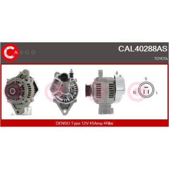 Alternador - CASCO CAL40288AS