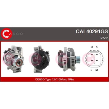 Alternador - CASCO CAL40291GS