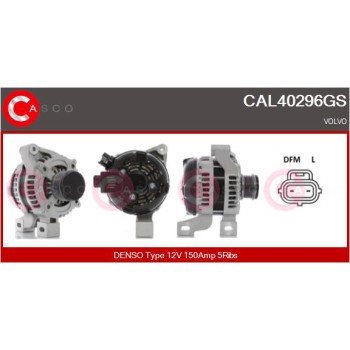 Alternador - CASCO CAL40296GS