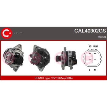 Alternador - CASCO CAL40302GS